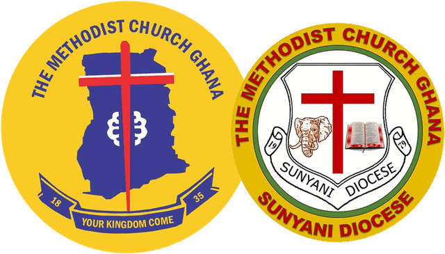 The Methodist Church Ghana and Sunyani Diocese logos