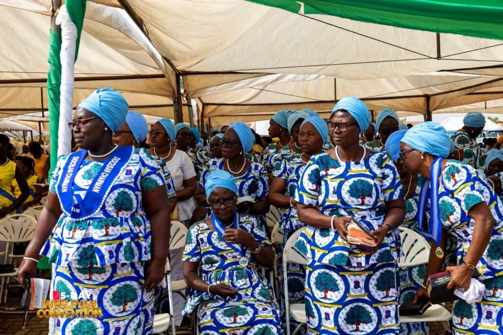 The congregation gathered at the Wesleyan Convention, Sunyani Diocese